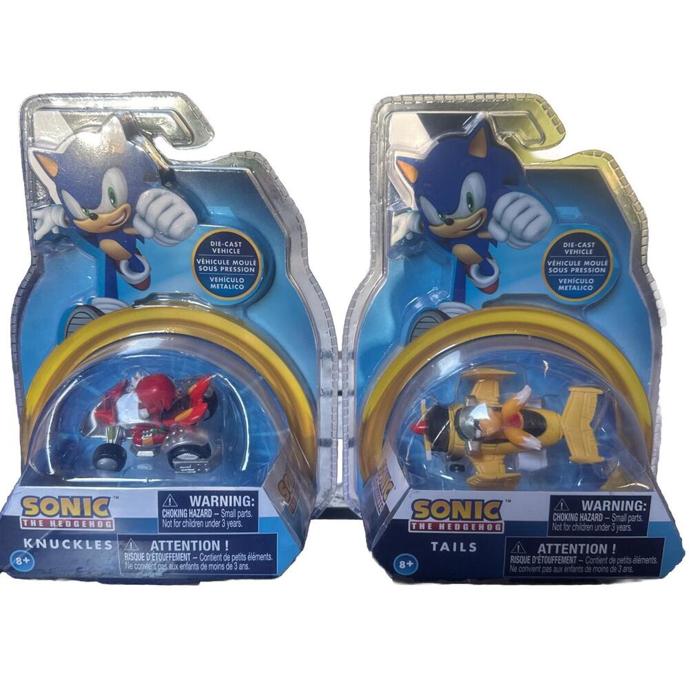 NKOK Sonic & Sega All-Stars Racing SONIC & TAILS Die-Cast Airplane (Brand New)